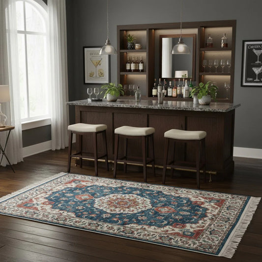 Orient Traditional 230×160 cm Rug with Fringe – Classic Area Rug